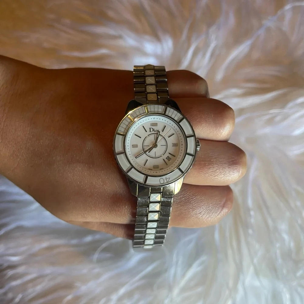 Dior Christal White Sapphire Watch - Picture 1 of 4